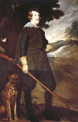 Diego Velazquez Portrait de Philippe IV en costume de chasse (df02)